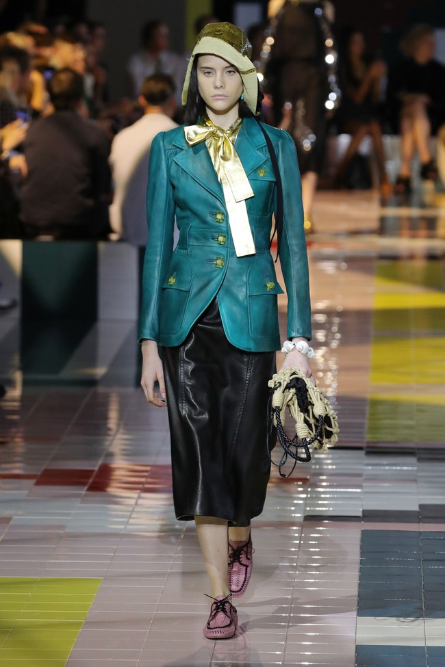 Fashion show koleksi spring 2020 Prada di Milan Fashion Week, Italia, Rabu (18/9/2019). Photo by Andreas Rentz/Getty Images