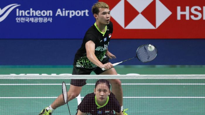 Rinov Rivaly/Pitha Haningtyas Mentari lolos babak kedua Korea Open 2019. (dok. Humas PBSI) Rinov Rivaly/Pitha Haningtyas Mentari lolos babak kedua Korea Open 2019. (dok. Humas PBSI)