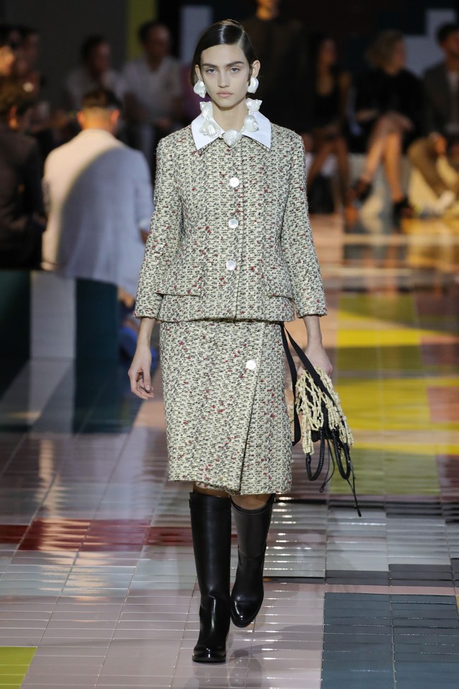 Fashion show koleksi spring 2020 Prada di Milan Fashion Week, Italia, Rabu (18/9/2019). Photo by Andreas Rentz/Getty Images