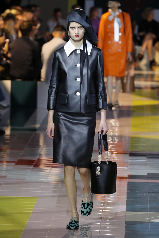 Fashion show koleksi spring 2020 Prada di Milan Fashion Week, Italia, Rabu (18/9/2019). Photo by Andreas Rentz/Getty Images