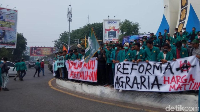 Demo RUU Pertanahan di Aceh, Mahasiswa Tolak Pasal Investor