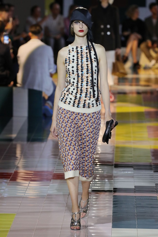 Fashion show koleksi spring 2020 Prada di Milan Fashion Week, Italia, Rabu (18/9/2019). Photo by Andreas Rentz/Getty Images