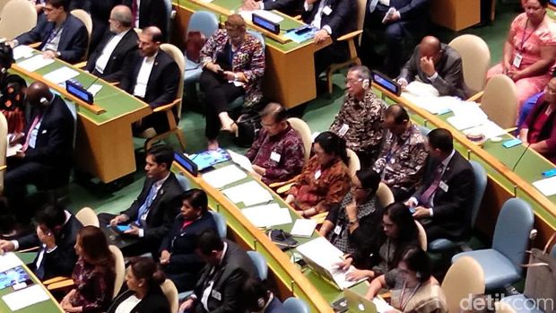 Wapres JK di Sidang Umum PBB.