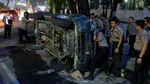 Deretan Kendaraan Korban Aksi Demo Mahasiswa