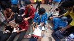 Penampakan Mahasiswa Tumbang Akibat Kelelahan Demo di DPR
