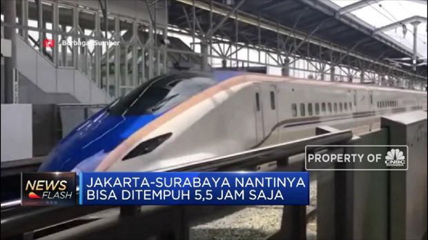 Indonesia dan Jepang Sepakat Bangun Kereta Semi Cepat (CNBC Indonesia TV)