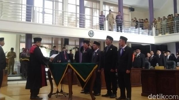 PDIP-PKS-Gerindra dan Demokrat Resmi Pimpin DPRD Ciamis