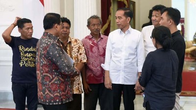 Mahasiswa Demo di Jakarta, Jokowi Terima Massa Aksi Petani