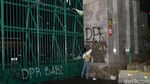 Pagar Gedung DPR yang Jebol Langsung Diperbaiki