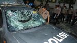 Deretan Kendaraan Korban Aksi Demo Mahasiswa