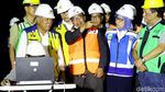 Dini Hari, Menteri PUPR Cek Uji Beban Tol Japek Layang