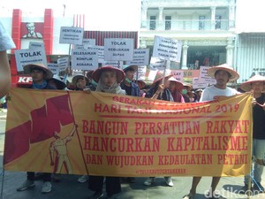 Demo Hari Tani, Massa Geruduk Kantor DPRD DIY