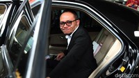 Kiky Saputri juga pernah me-roasting Hanif Dhakiri. Kala Itu Hanif masih menjabat Menteri Ketenagakerjaan. Rengga Sancaya/detikcom