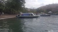 Suasana penyeberangan di Pelabuhan Wah Baloang, Lombok (Fitraya/detikcom) 