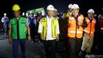 Dini Hari, Menteri PUPR Cek Uji Beban Tol Japek Layang