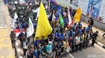 Eksodus Mahasiswa Menuju Gedung DPR