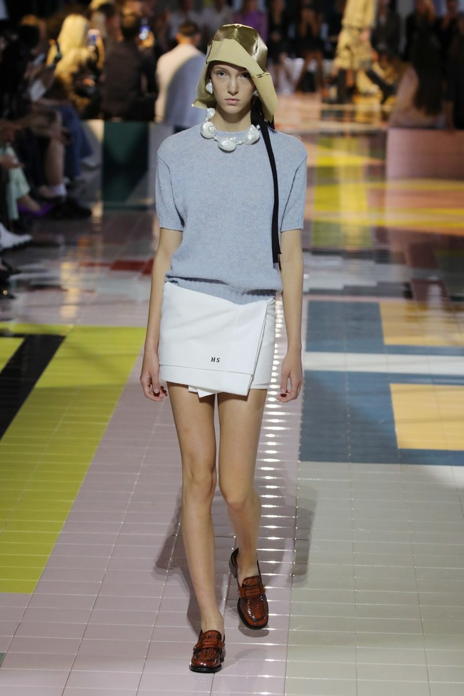 Fashion show koleksi spring 2020 Prada di Milan Fashion Week, Italia, Rabu (18/9/2019). Photo by Andreas Rentz/Getty Images