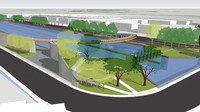 Nantinya akan ada zona selebrasi, berupa taman ngariung, taman anak anak dan kolam dangkal, taman sejarah, dan jembatan Chandrabaga yang cocok banget buat selfie. (dok. Humas Pemprov Jabar)