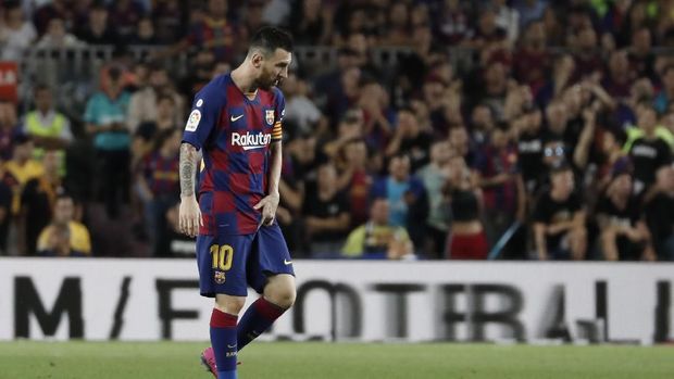 Lionel Messi baru satu kali ditarik keluar di musim ini.