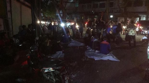 Suasana terkini di dekat lokasi