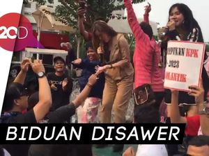 Kok Aksi Demo Depan KPK Mirip Acara Dangdutan!