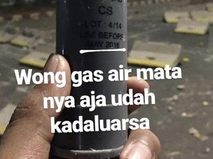 Ikut Viralkan Gas Air Mata Kedaluwarsa, Mahasiswa: Perih Banget!