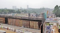 Untuk seksi 1A saat ini progres konstruksinya sudah sebesar 13,67%. Pembangunannya dilakukan oleh Badan Usaha Jalan Tol PT. Trans Bumi Serbaraja dengan nilai investasi Rp 6 triliun dan biaya konstruksi sekitar Rp 2,7 triliun. Istimewa/Kementerian PUPR