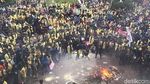 Gedung DPRD Sumbar Porak Poranda Imbas Aksi Demo Mahasiswa