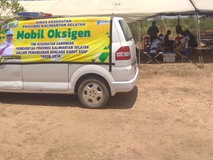 Karhutla Sebabkan Infeksi Saluran Pernapasan, Rumah Oksigen Disiagakan