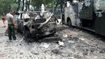 Aksi Rusuh Kemarin Massa Juga Bakar Bus TNI