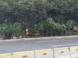 Aksi Pelajar Makin Ricuh, Pos Polisi di Pejompongan Jakpus Terbakar