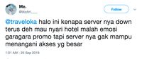 Tak Bisa Diakses, Situs Traveloka.com Down