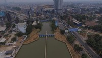 Proyek revitalisasi Kalimalang Bekasi sudah dimulai. Rencananya, sungai ini akan disulap jadi sebagus Sungai Cheonggyecheon di Korea Selatan. (dok. Humas Pemprov Jabar)