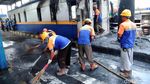 GT Pejompongan yang Dibakar Pendemo Diperbaiki