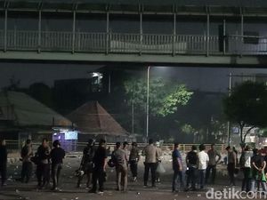 Massa Bubar, Kapolres Jakbar Masih Pantau Situasi Slipi