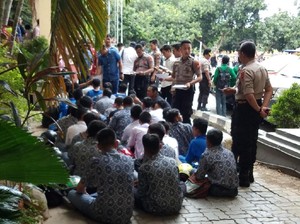 Polisi Amankan Pelajar yang Hendak Demonstrasi di Makassar