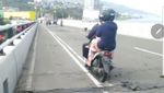 Penampakan Jembatan Merah Putih Usai Gempa di Ambon