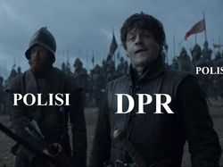 Meme Aksi Mahasiswa dan STM Ala Game of Thrones