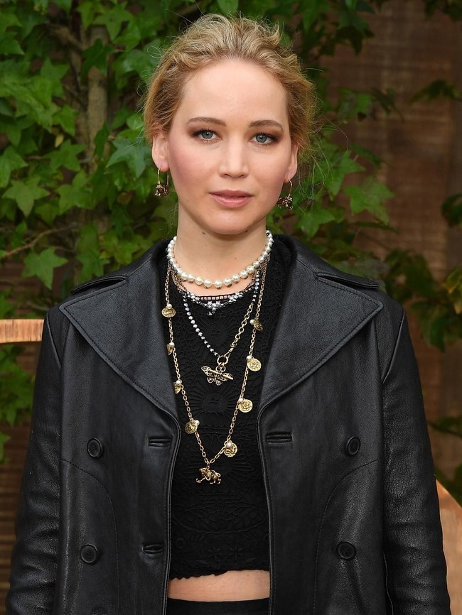 PARIS, FRANCE - SEPTEMBER 24: Jennifer Lawrence attends the Christian Dior Womenswear Spring/Summer 2020 show as part of Paris Fashion Week on September 24, 2019 in Paris, France. (Photo by Pascal Le Segretain/Getty Images for Dior)