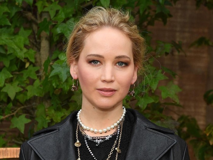 PARIS, FRANCE - SEPTEMBER 24: Jennifer Lawrence attends the Christian Dior Womenswear Spring/Summer 2020 show as part of Paris Fashion Week on September 24, 2019 in Paris, France. (Photo by Pascal Le Segretain/Getty Images for Dior)