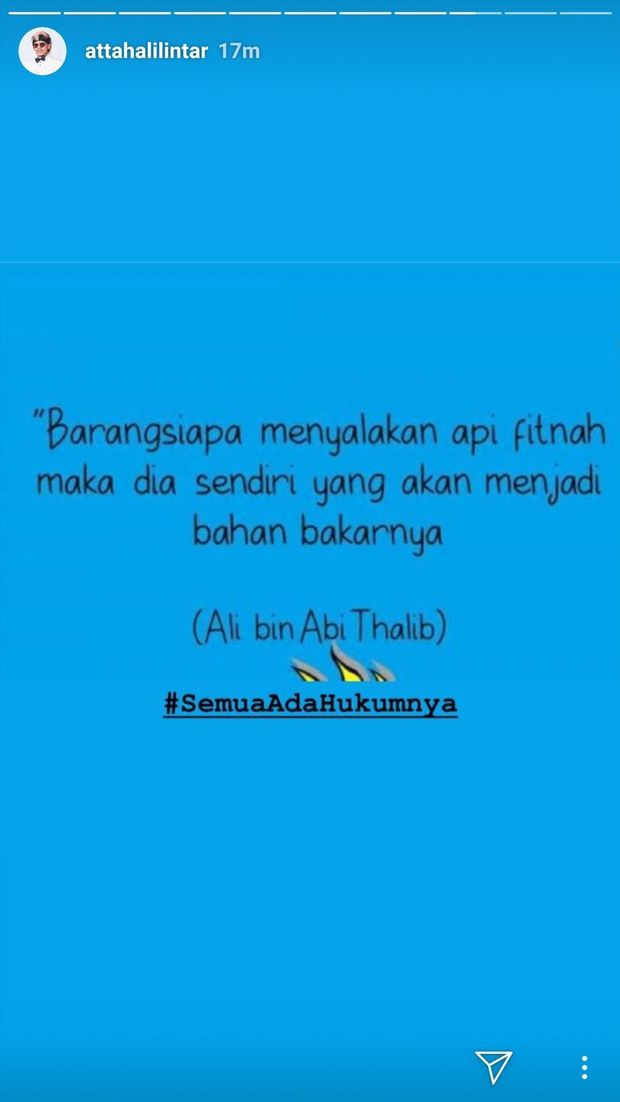 Namanya Disebut Bebby Fey, Atta Halilintar Posting Ini