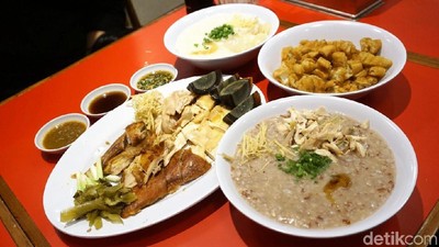 Ada Bubur Merah Oriental dan Ayam Kampung Gurih di Restoran Kekinian Ini