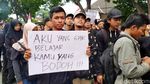Gema Suara Aspirasi di depan Gedung DPRD Wonosobo