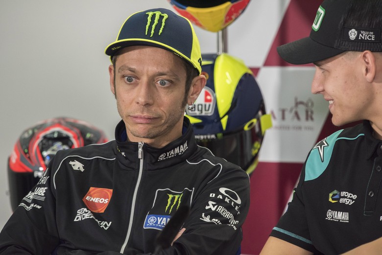 Valentino Rossi dan Fabio Quartararo. Foto: Mirco Lazzari gp/Getty Images Valentino Rossi dan Fabio Quartararo. Foto: Mirco Lazzari gp/Getty Images