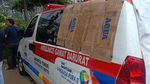 Potret Ambulans yang Disebut Bawa Batu-Bensin untuk Logistik Demo