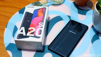 Inilah Galaxy A20s (Foto: Adi Fida Rahman/detikINET)