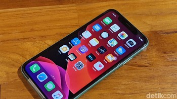 iPhone 11 hadir dalam layar 6,1 inch. Foto: Adi Fida Rahman/detikINET