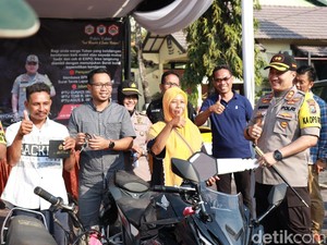 Polres Tuban Pamerkan Puluhan Kendaraan untuk Dijemput Pemiliknya