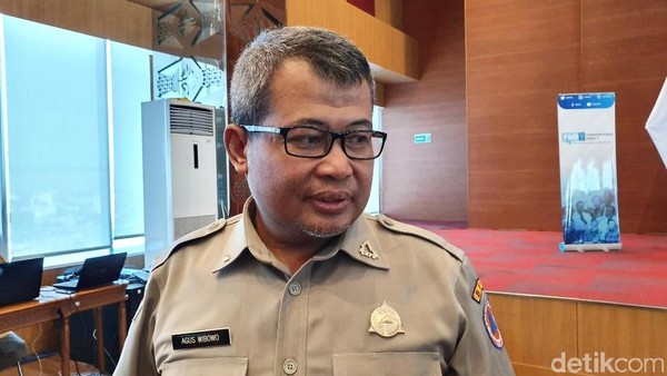 Plt Kepala Pusat Data, Informasi, dan Humas BNPB Agus Wibowo di Graha BNPB