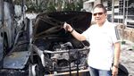 Jeep Wrangler Rubicon Waketum KONI yang Hangus Dibakar Massa